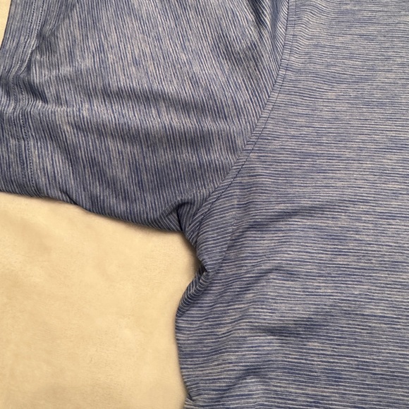 Men’s Vineyard Vines St. Jean Stripe Performance Polo, size XL, Ocean Breeze - Picture 8 of 9